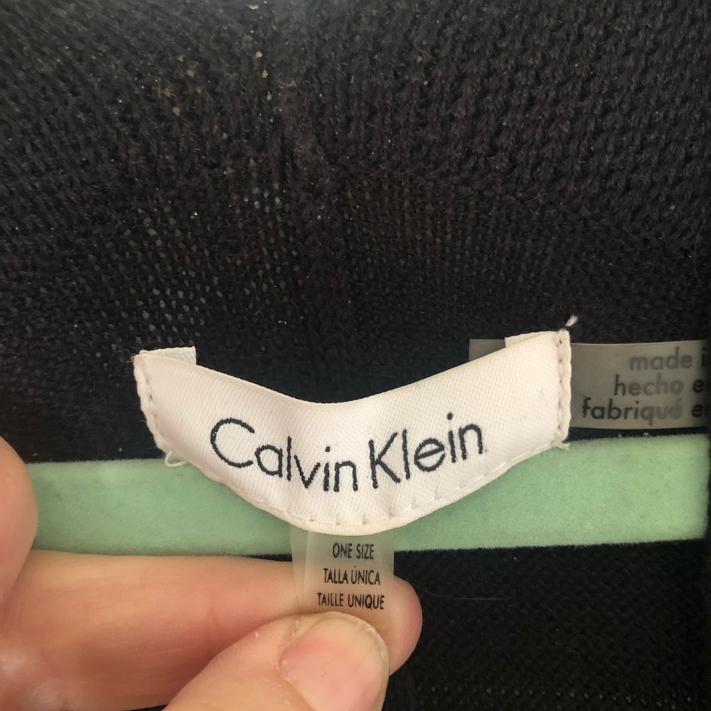 Calvin Klein Plus Size Color Block Ruana - image 3